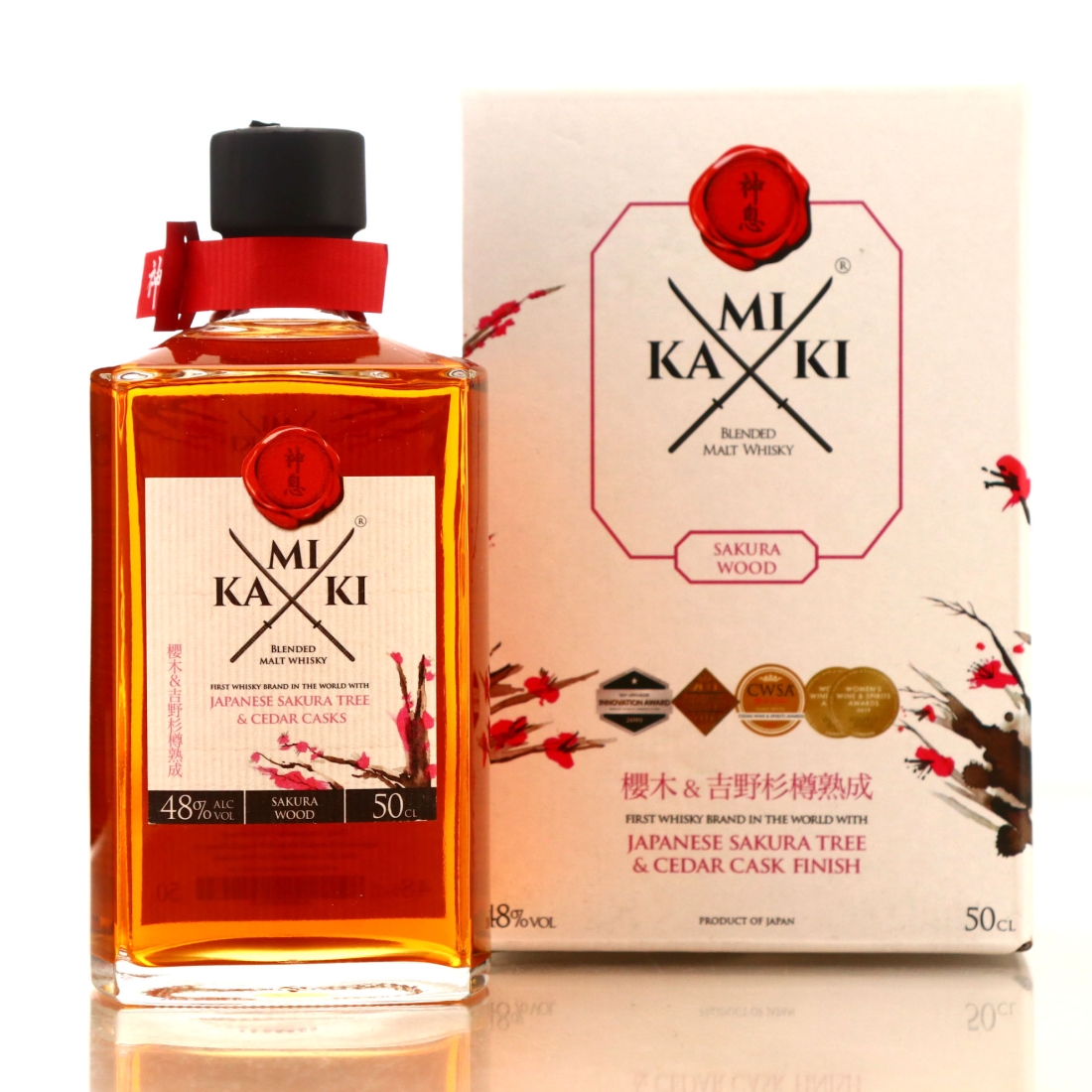 Kamiki Sakura and Cedar Cask Blended Malt 50cl