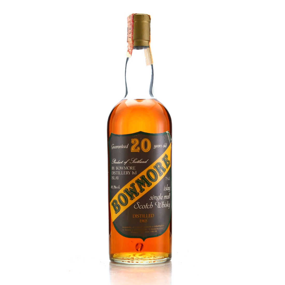 Bowmore 1965 Sestante 20 Year Old Cask Strength / Crest Label