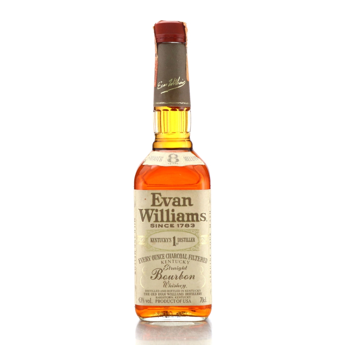 Evan Williams 8 Year Old Kentucky Straight Bourbon 1997
