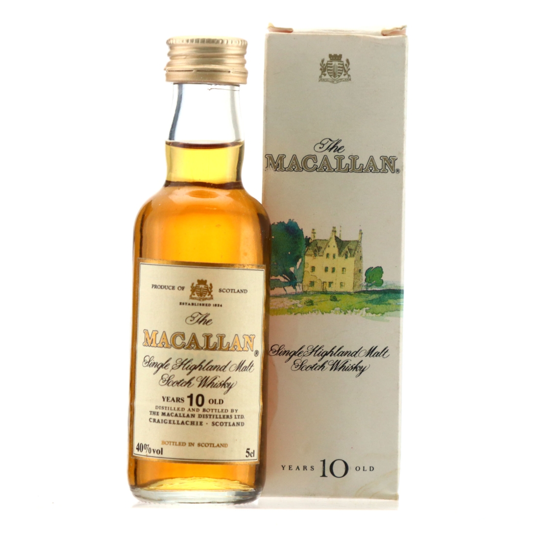 Macallan 10 Year Old Miniature 1990s