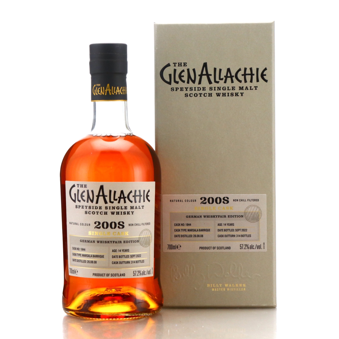 Glenallachie 2008 Single Marsala Cask 14 Year Old #1844 / Whiskyfair