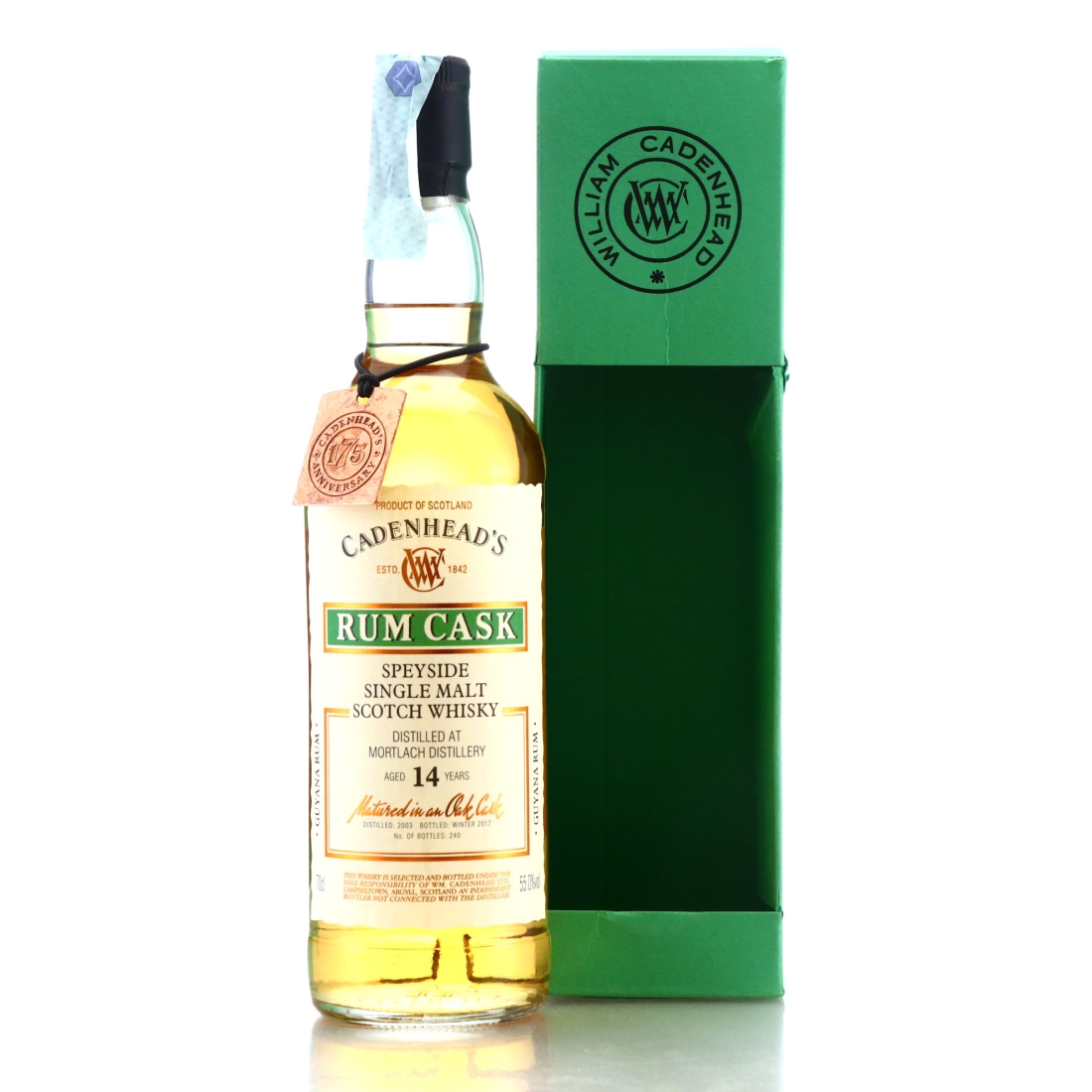Mortlach 2003 Cadenhead's Rum Cask 14 Year Old