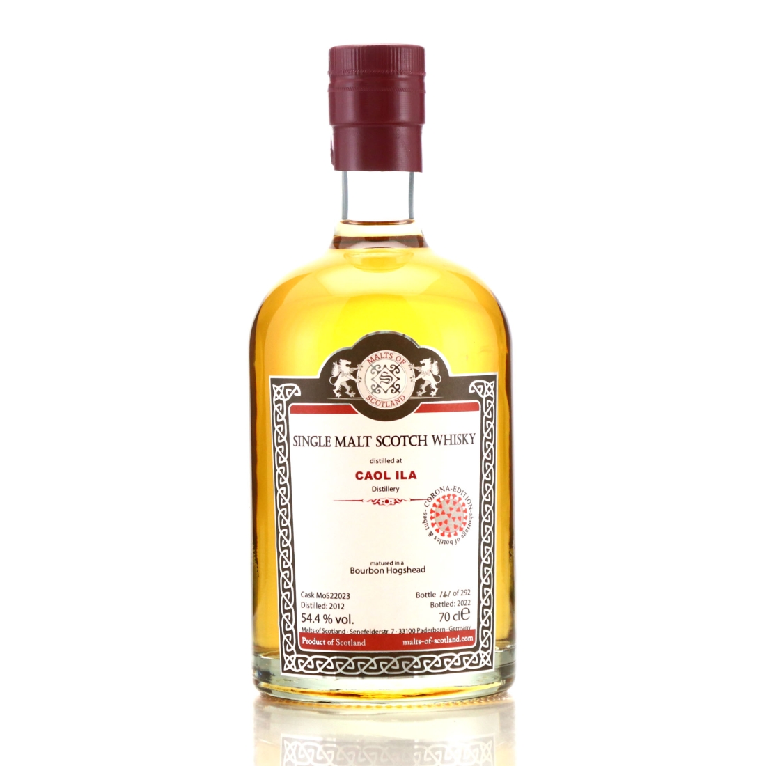 Caol Ila 2012 Malts of Scotland Bourbon Hogshead / Corona Edition