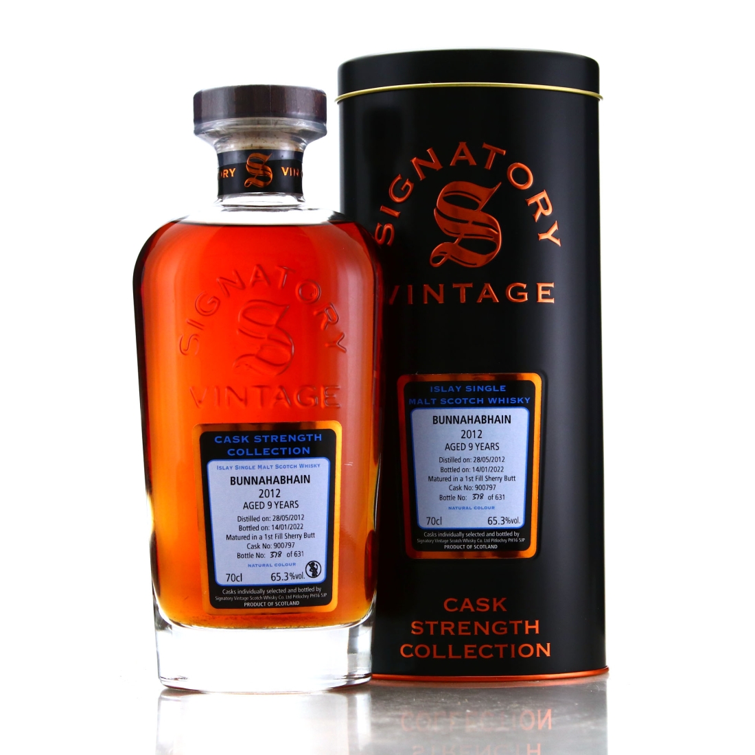 Bunnahabhain 2012 Signatory Vintage 9 Year Old Cask Strength