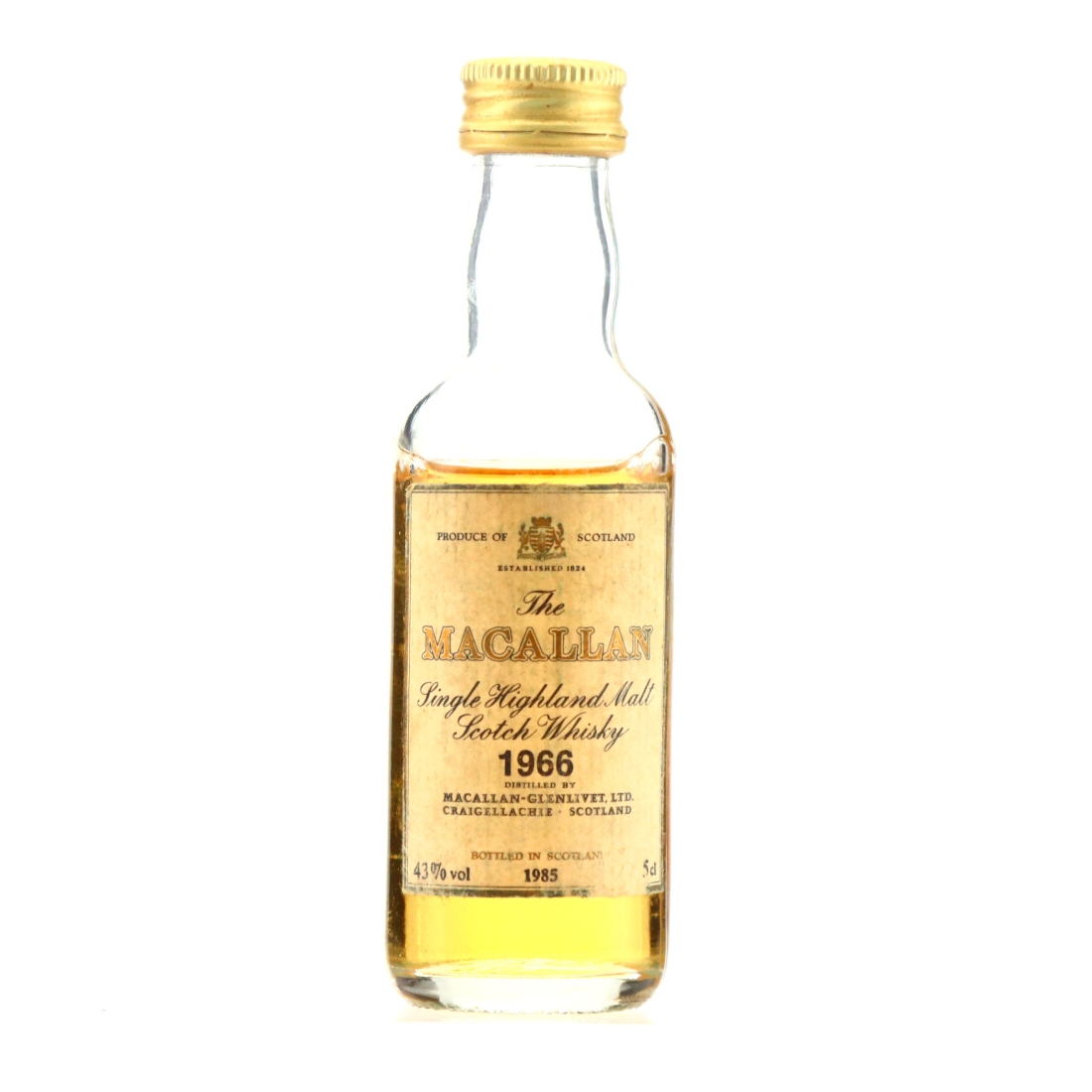 Macallan 1966 18 Year Old Miniature