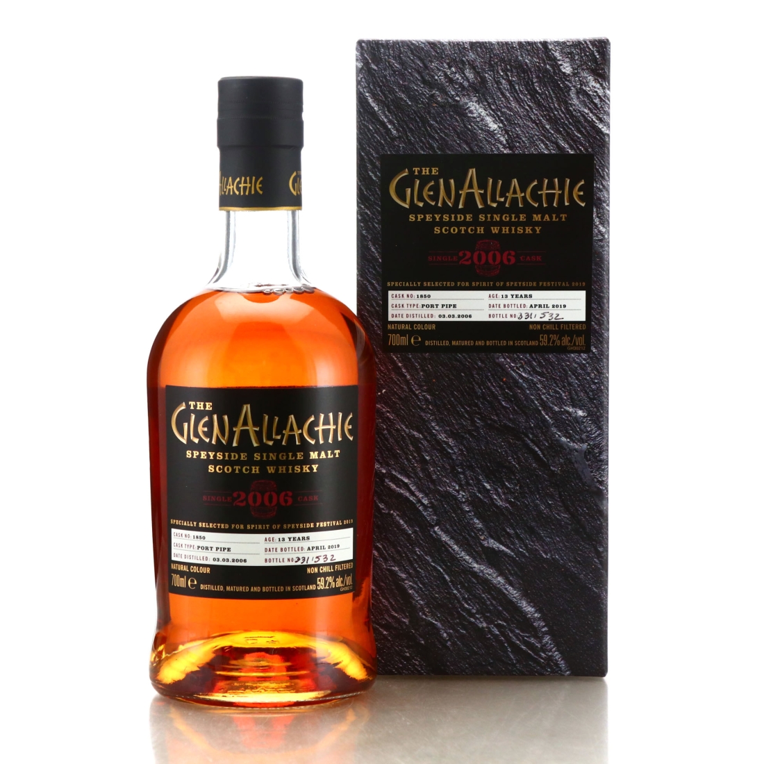 Glenallachie 2006 Single Port Cask 13 Year Old #1850 / Spirit of Speyside Festival 2019