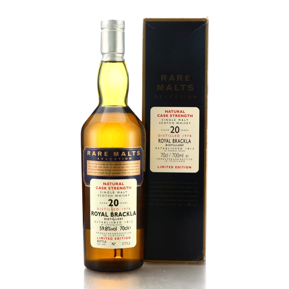 Royal Brackla 1978 Rare Malts 20 Year Old / 59.8%