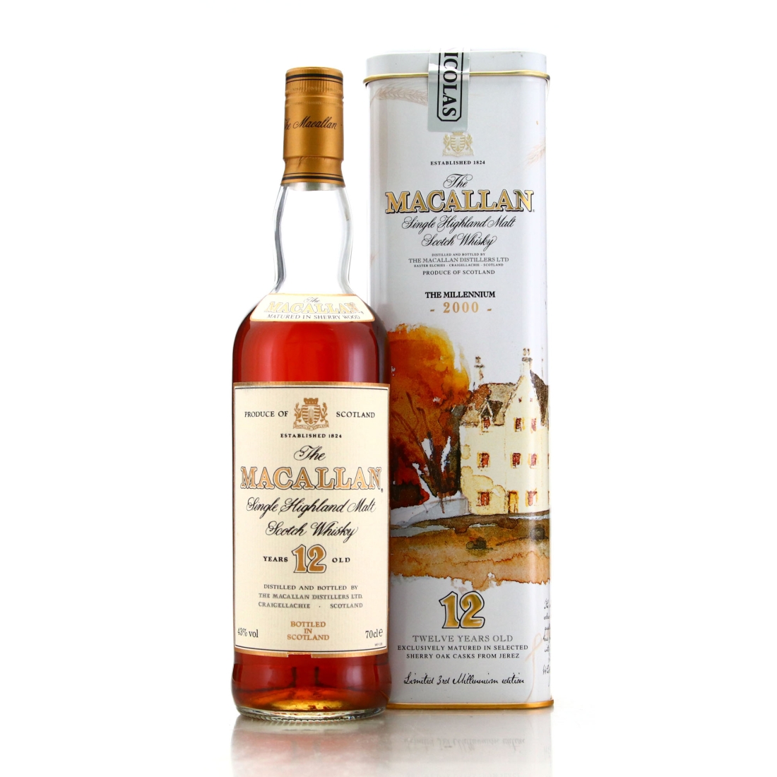 Macallan 12 Year Old The Millennium 2000