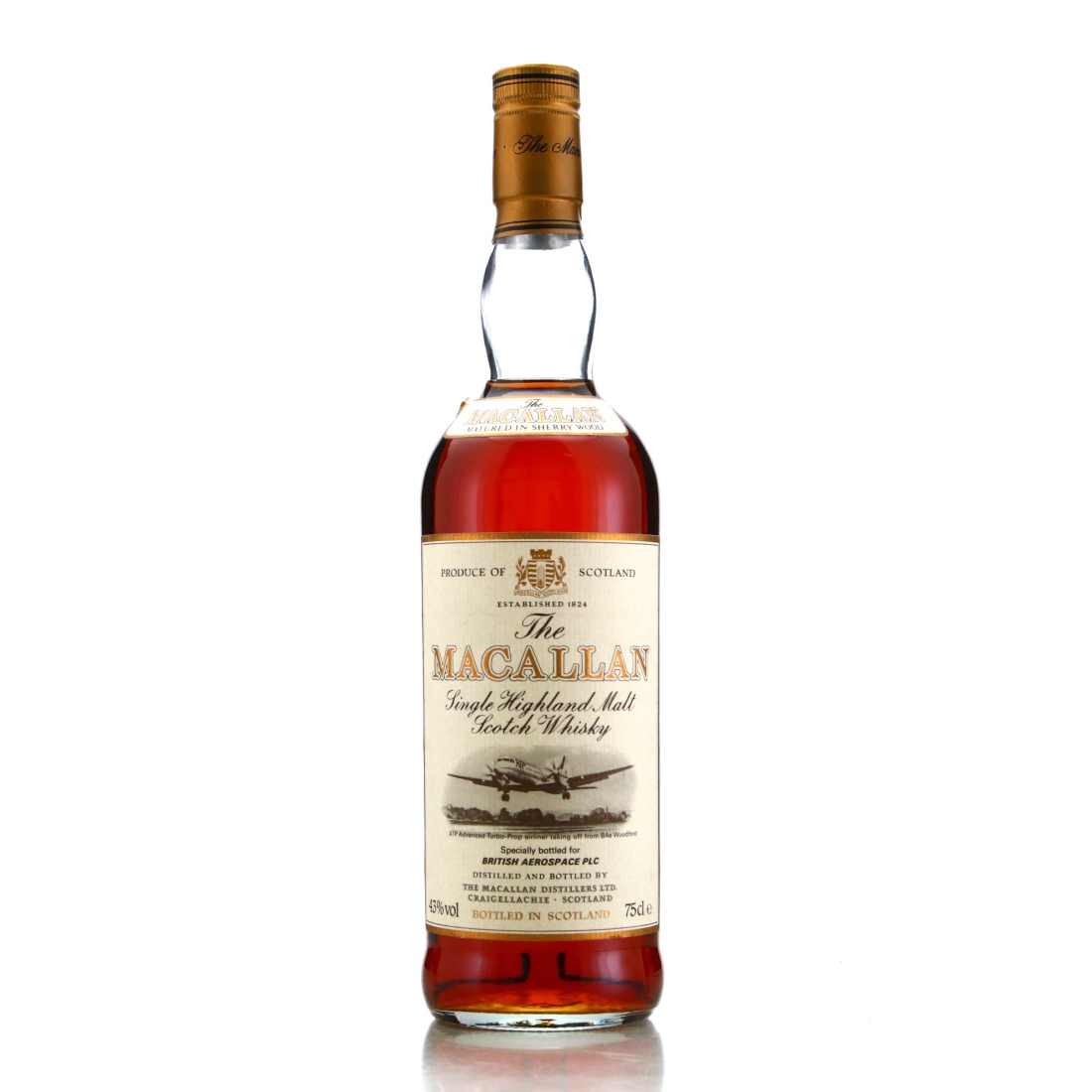 Macallan 12 Year Old British Aerospace / ATP Advanced Turbo
