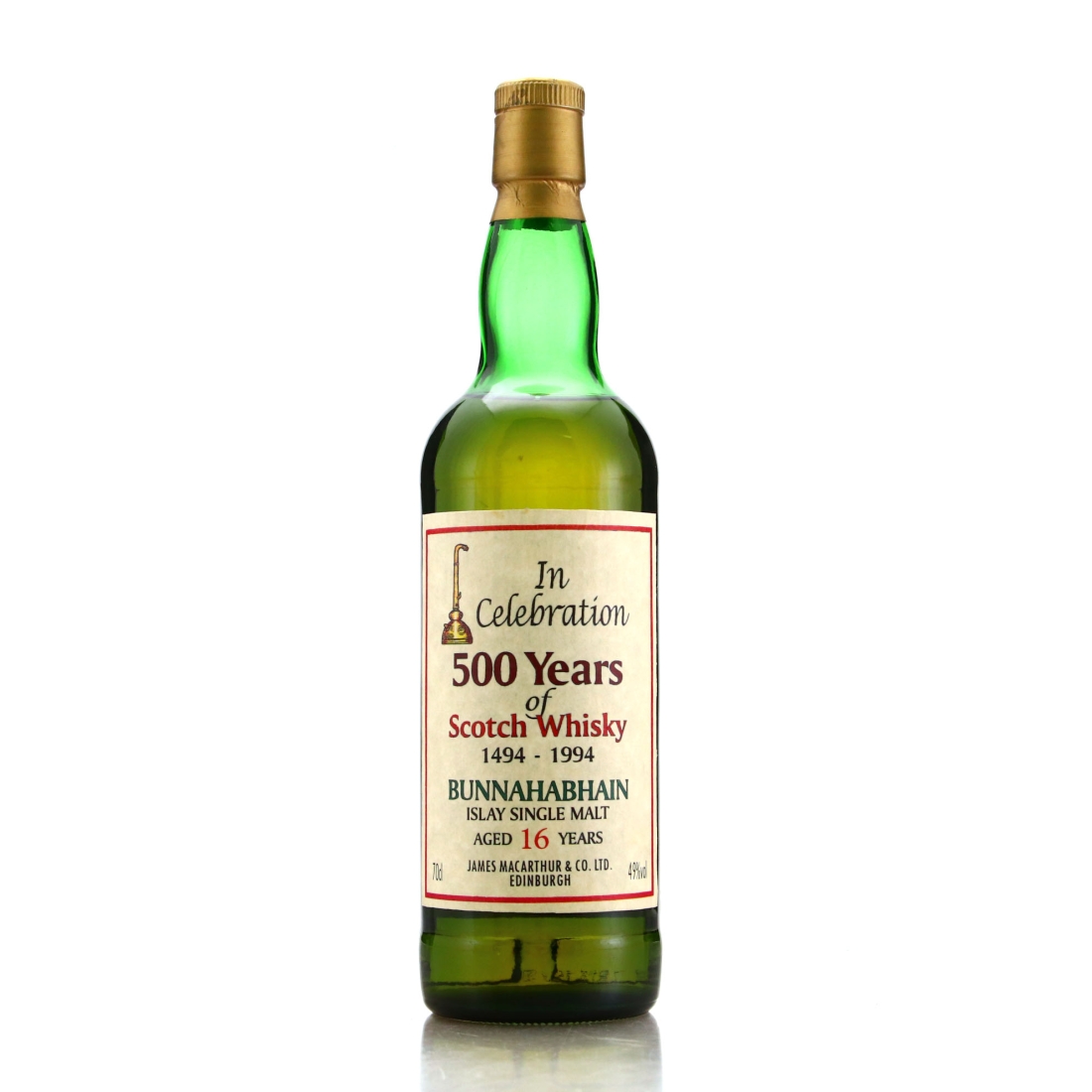 Bunnahabhain 16 Year Old James MacArthur 500 Years of Scotch