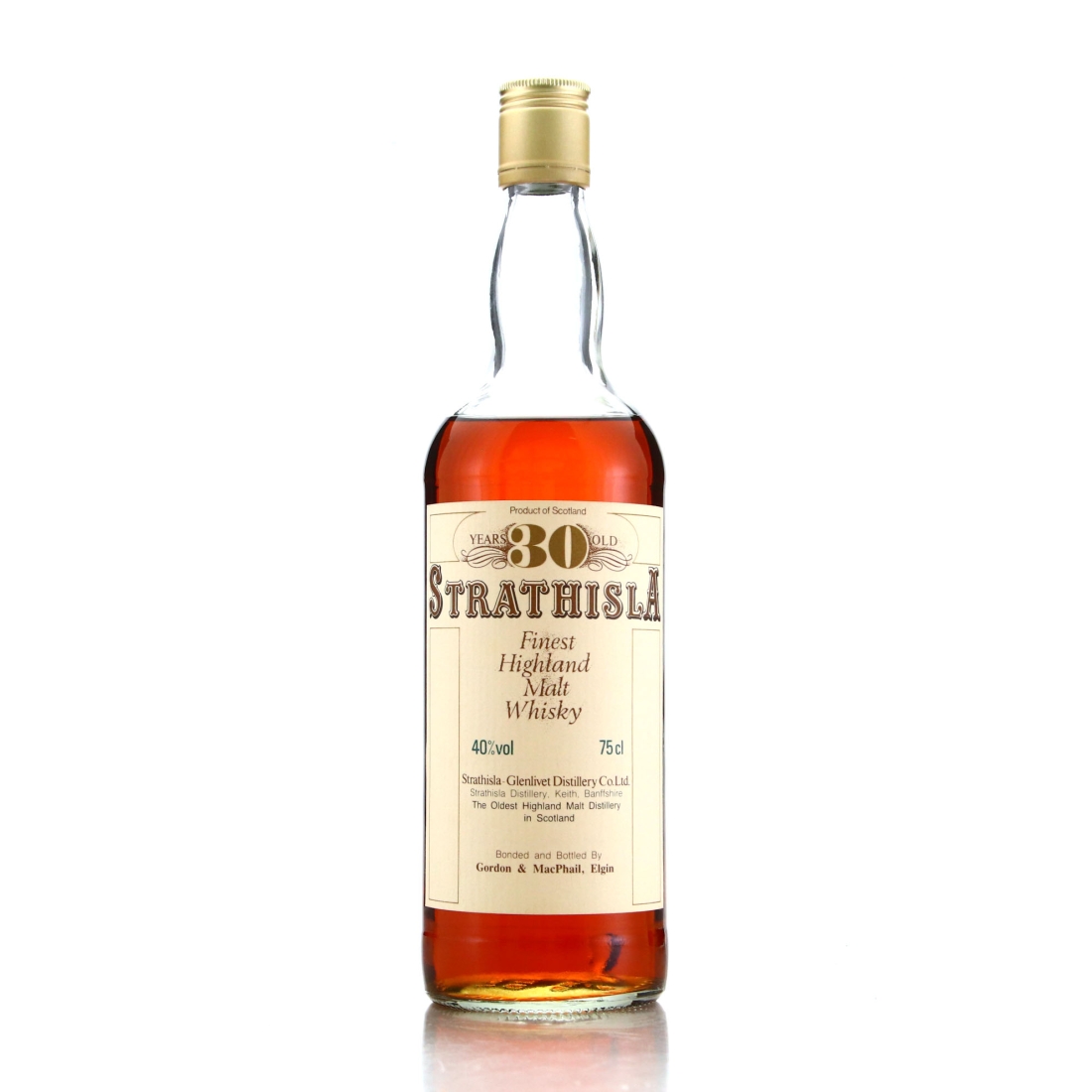 Strathisla 30 Year Old Gordon and MacPhail 1980s