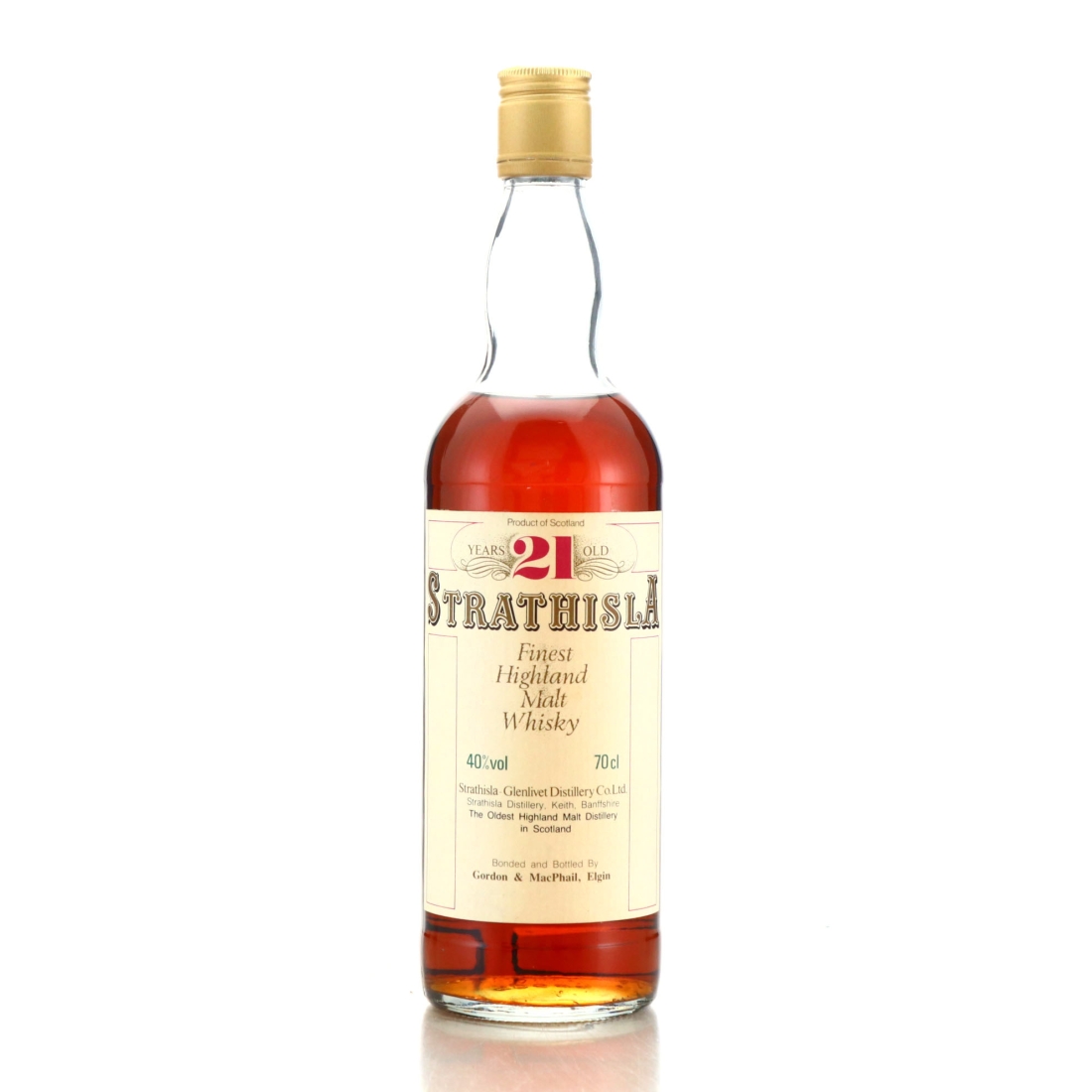 Strathisla 21 Year Old Gordon and MacPhail