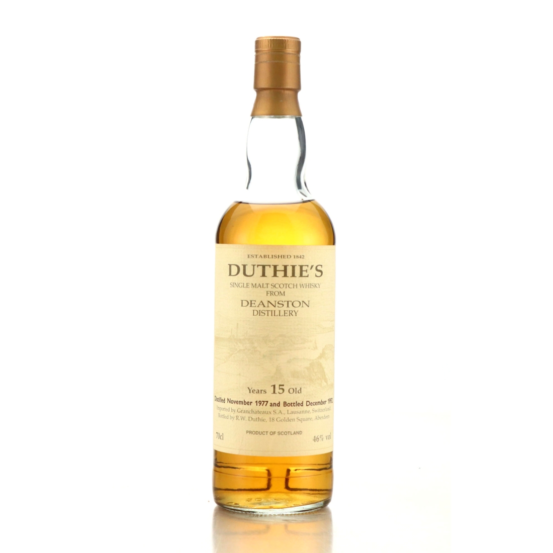 Deanston 1977 Duthie's 15 Year Old