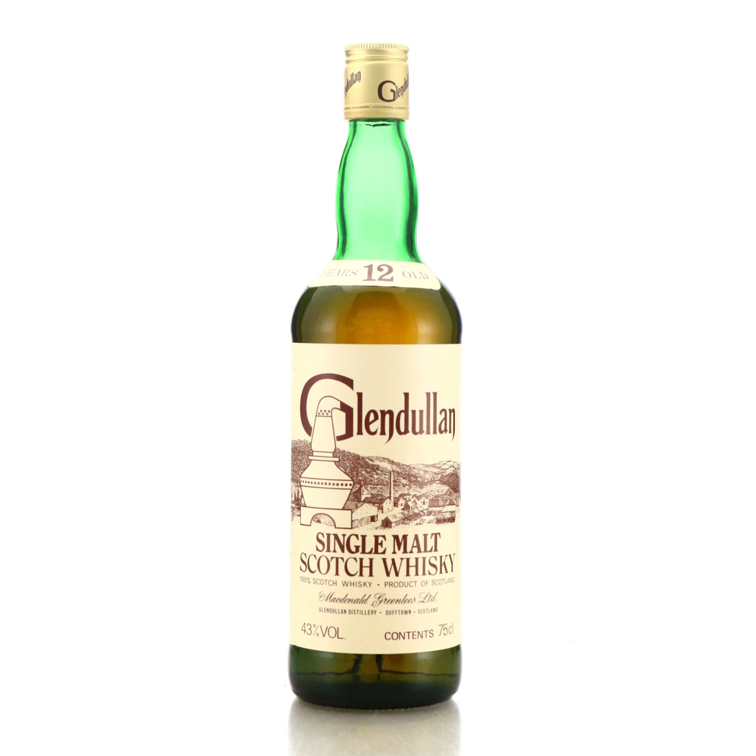 Glendullan 12 Year Old Macdonald Greenlees 1980s