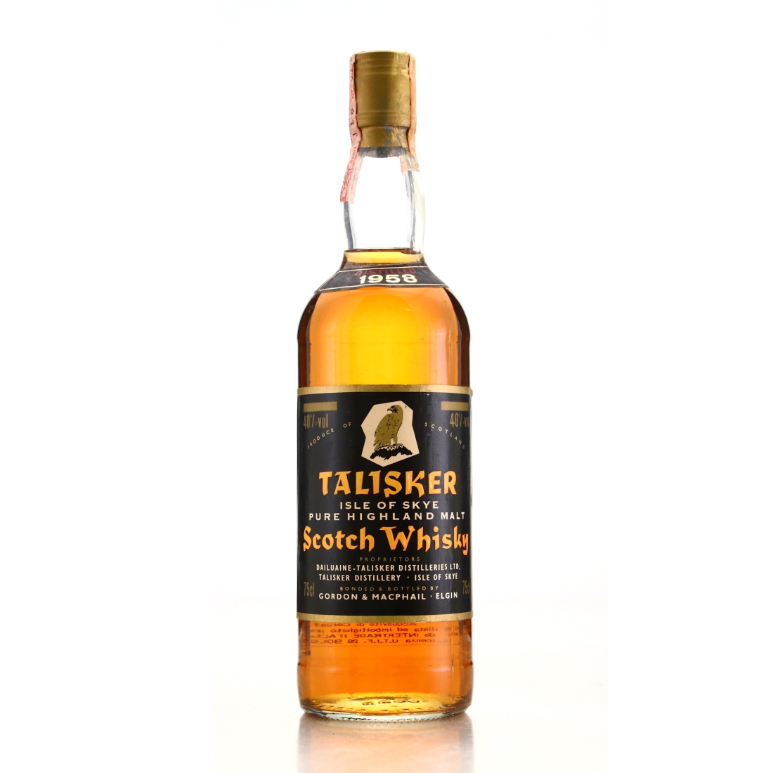 Talisker 1958 Gordon and MacPhail