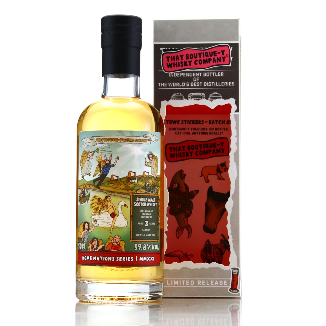 Nc'nean 3 Year Old That Boutique-y Whisky Company Batch #2