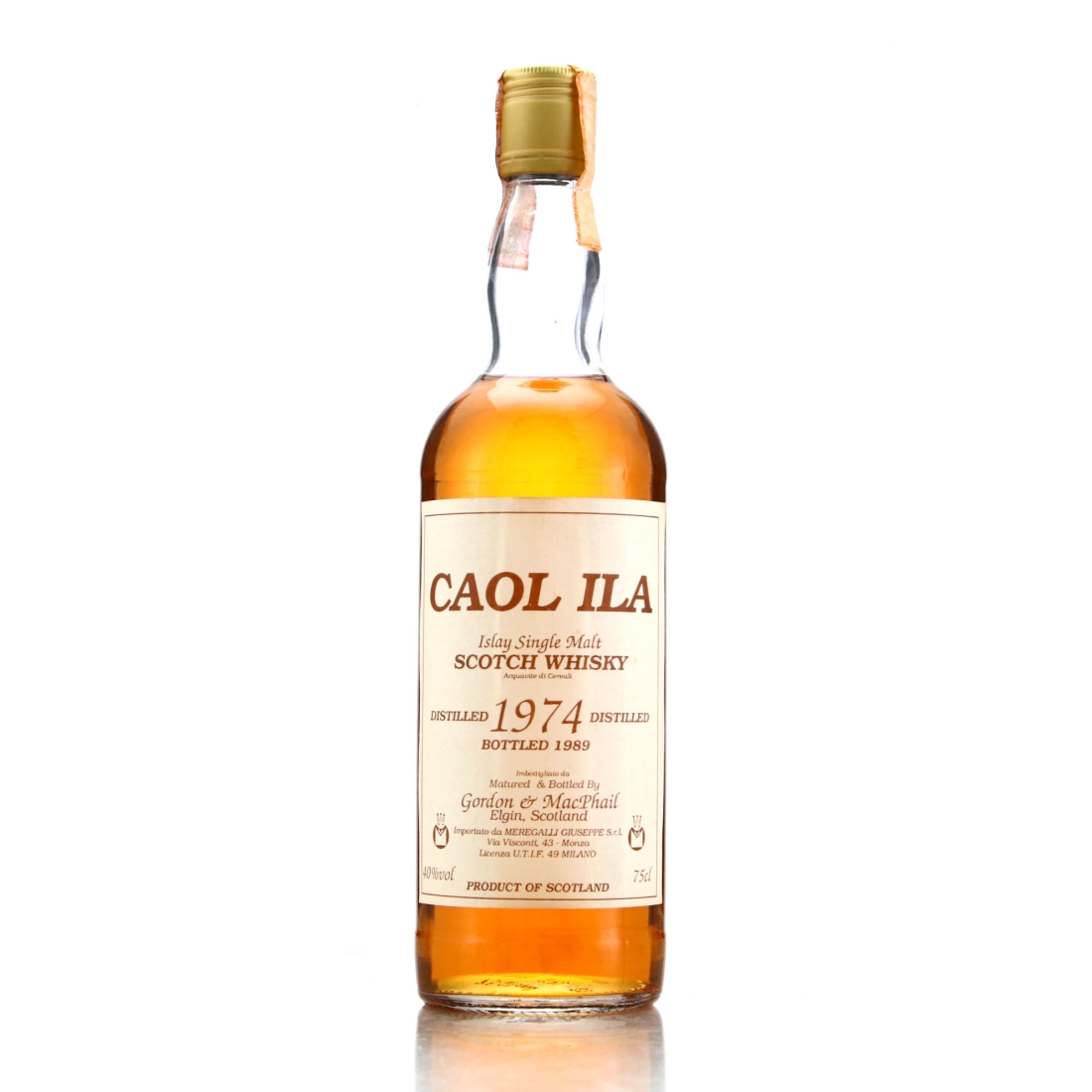 Caol Ila 1974 Gordon and MacPhail Antique / Meregalli Import