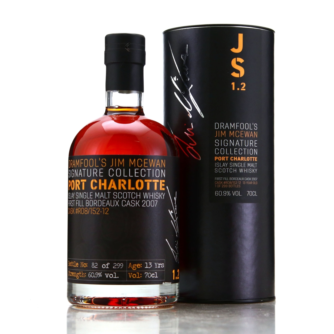 Port Charlotte 2007 Dramfool 13 Year Old Jim McEwan Signature Collection 1.2