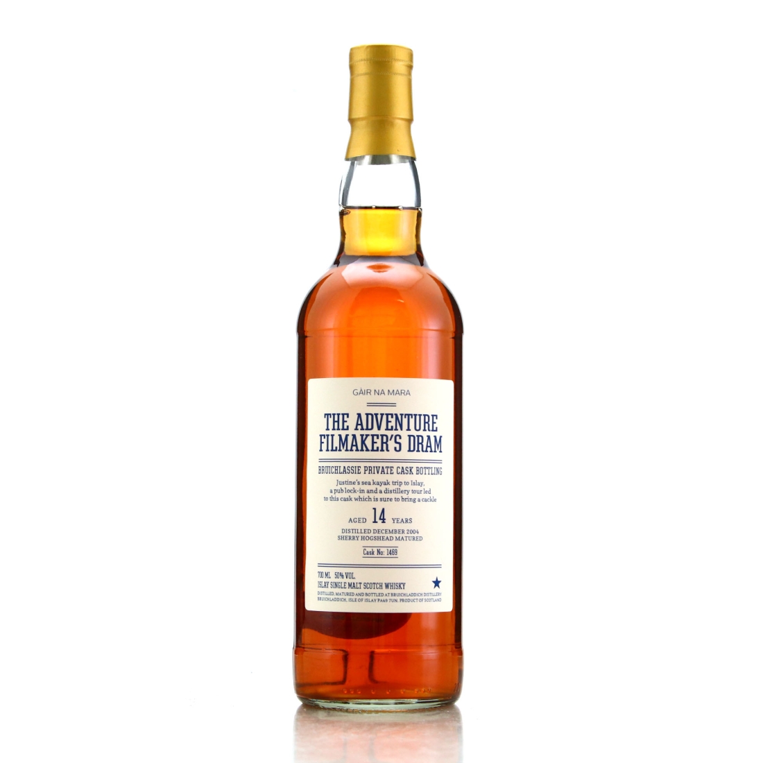 Image for Bruichladdich 2004 Private Cask 14 Year Old #1469 - The Adventure Filmaker's Dram