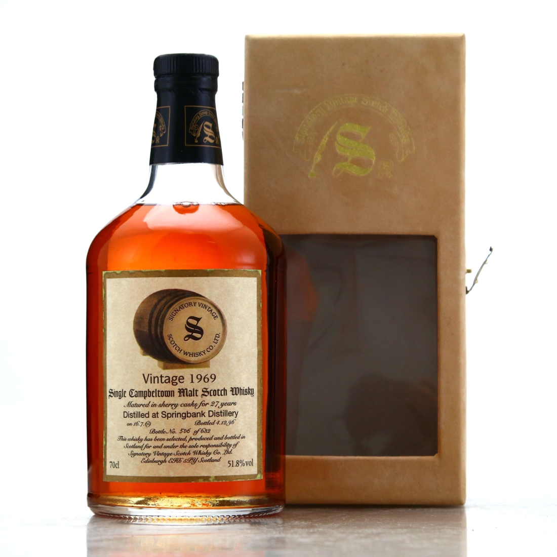 Springbank 1969 Signatory Vintage 27 Year Old