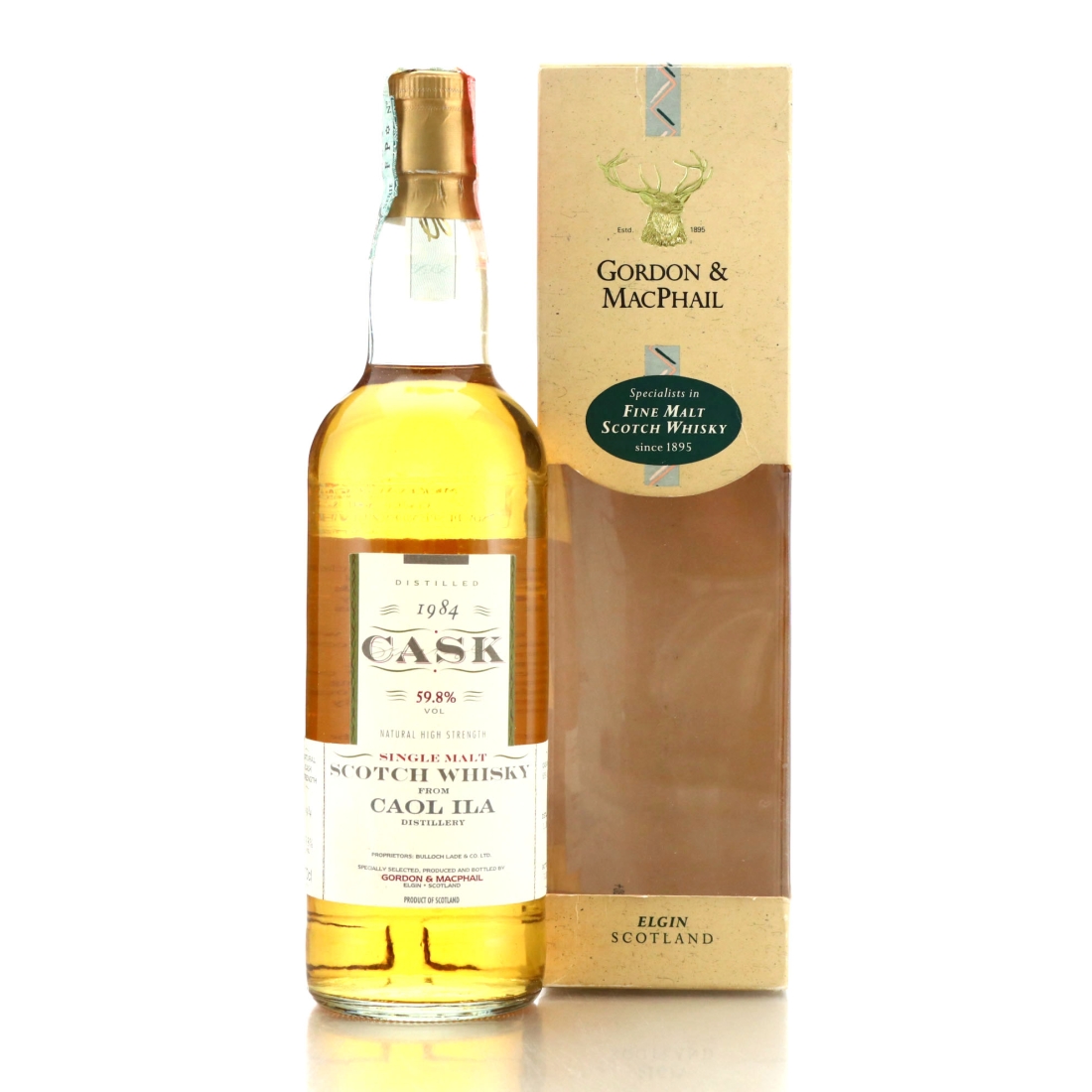 Caol Ila 1984 Gordon and MacPhail Cask Strength