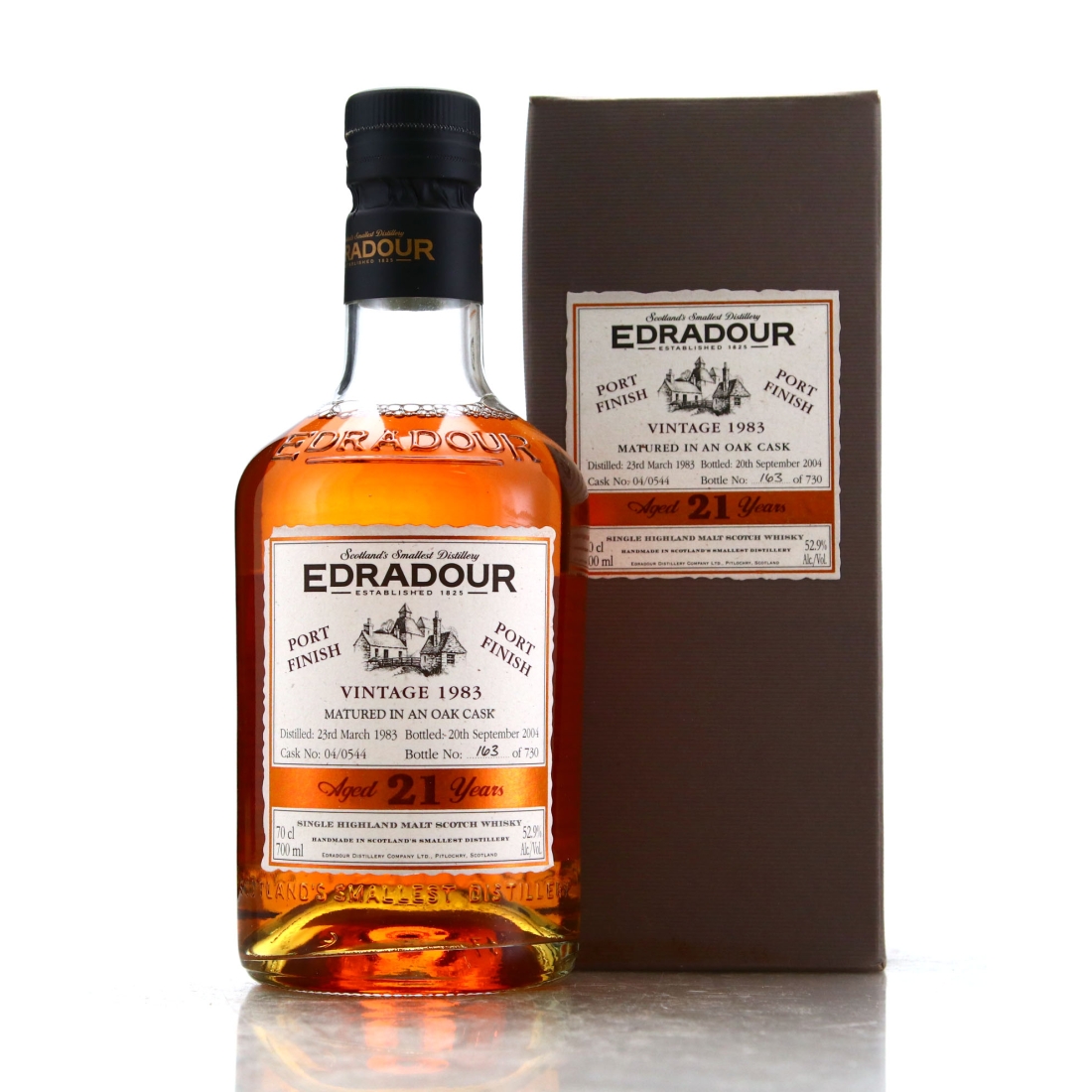 Edradour 1983 Single Port Cask Finish 21 Year Old #0554