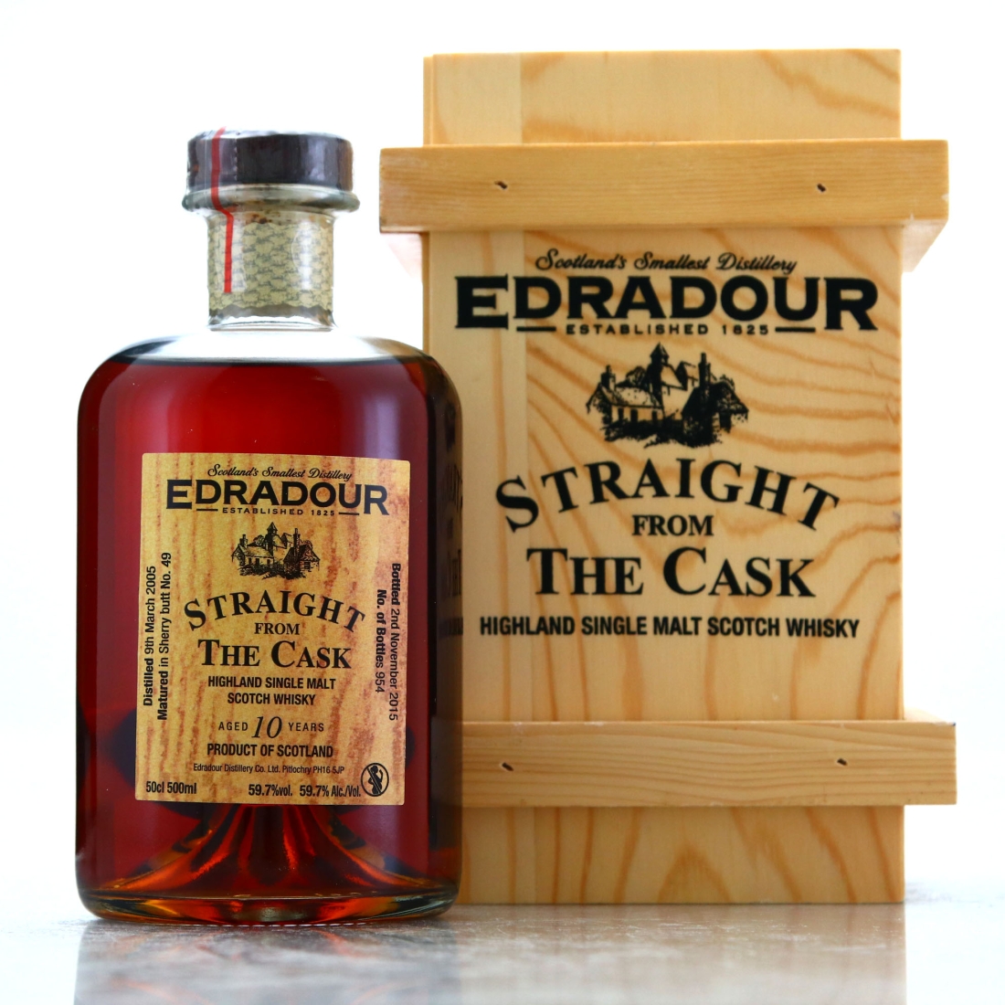 Edradour 2005 Straight from the Cask 10 Year Old 50cl