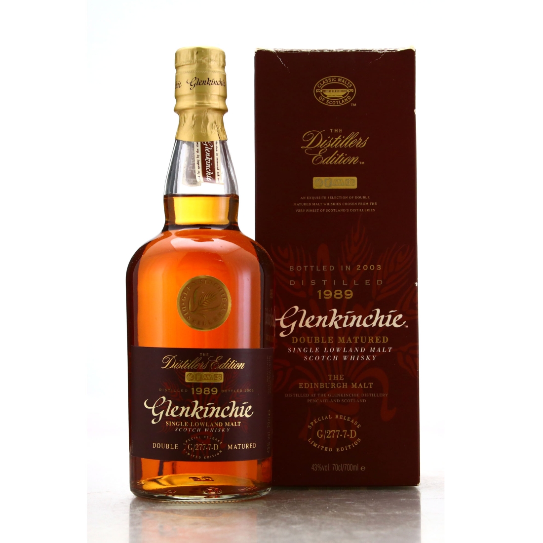 Glenkinchie 1989 Distillers Edition G/277-7-D