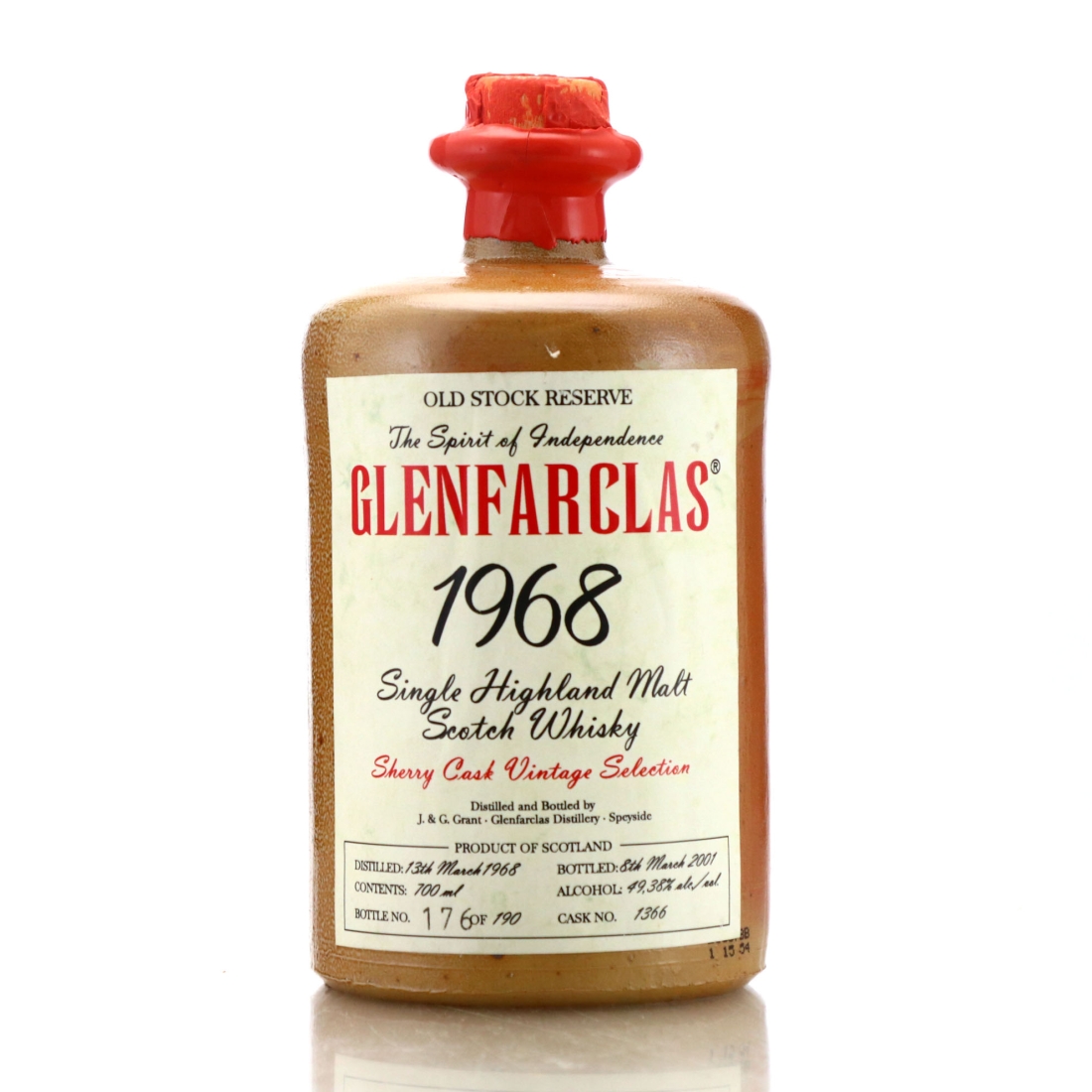 Glenfarclas 1968 Old Stock Reserve Decanter #1366