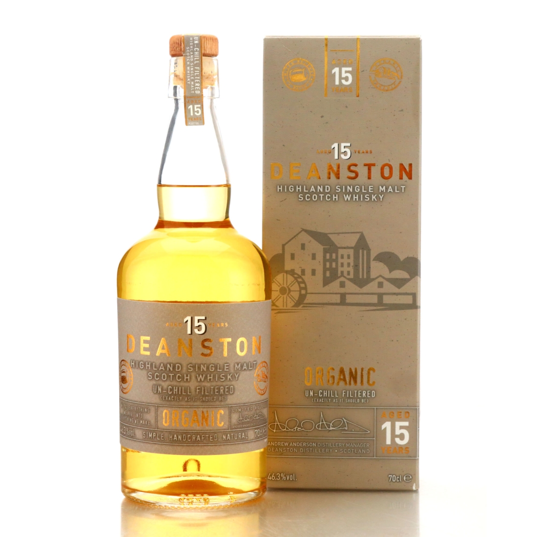 Deanston 15 Year Old Organic