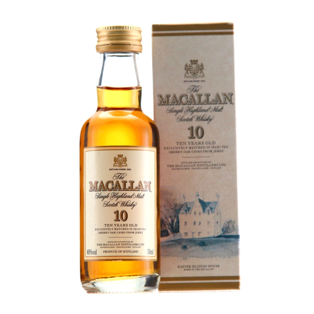 Macallan 10 Year Old Miniature early 2000s