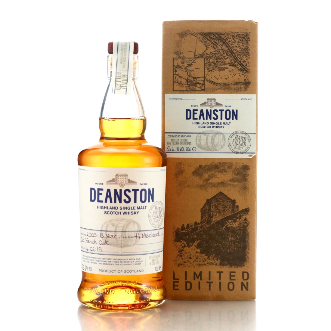 Deanston 2005 Hand Filled 13 Year Old / Old French Oak