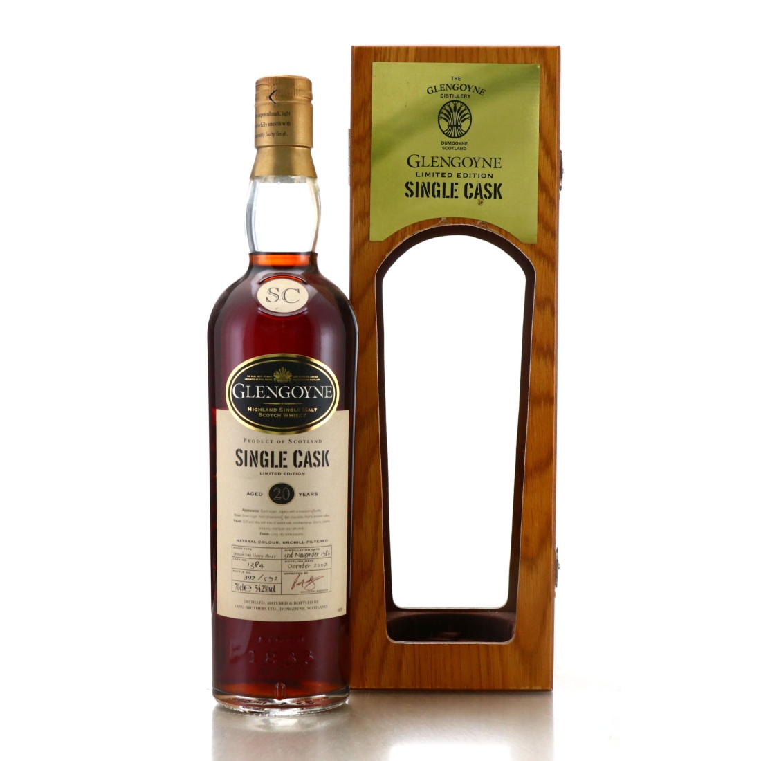 Glengoyne 1986 Single Sherry Cask 20 Year Old #1384
