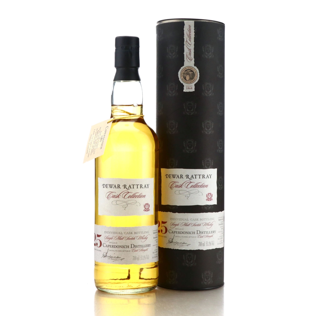 Caperdonich 1980 Dewar Rattray 25 Year Old