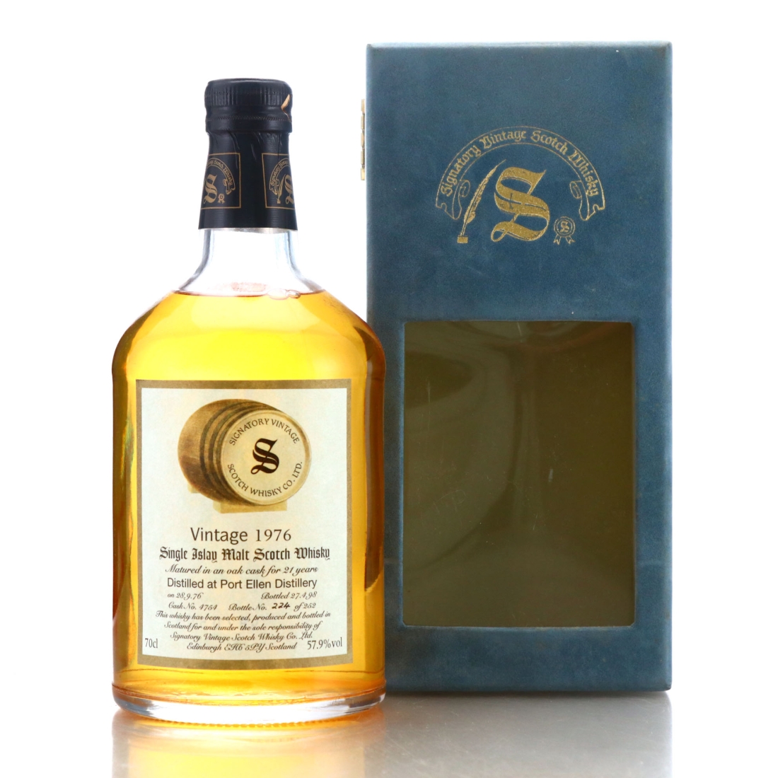 Port Ellen 1976 Signatory Vintage 21 Year Old