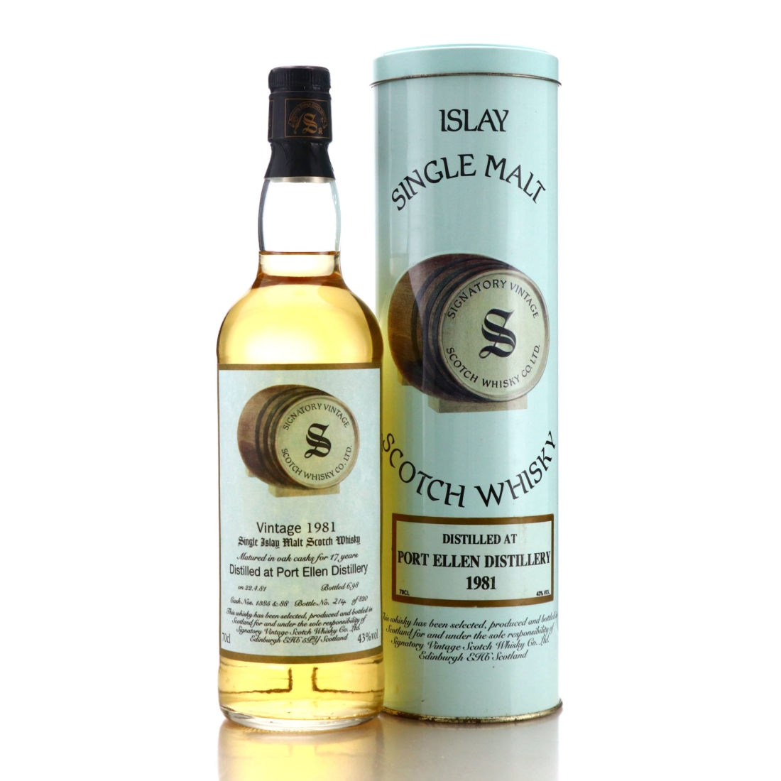 Port Ellen 1981 Signatory Vintage 17 Year Old