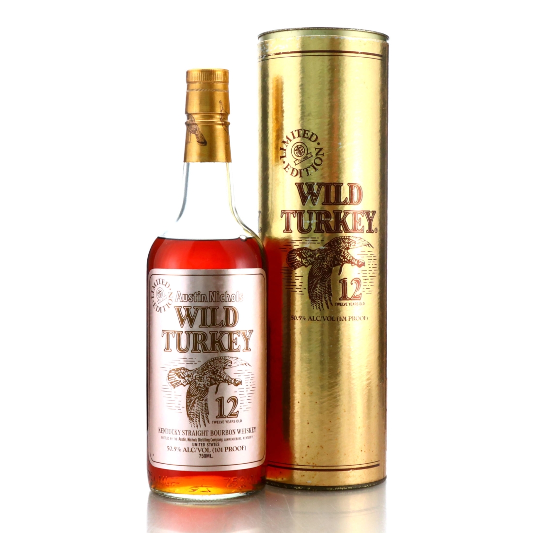 Wild Turkey 12 Year Old 101 Proof Limited Edition 1989
