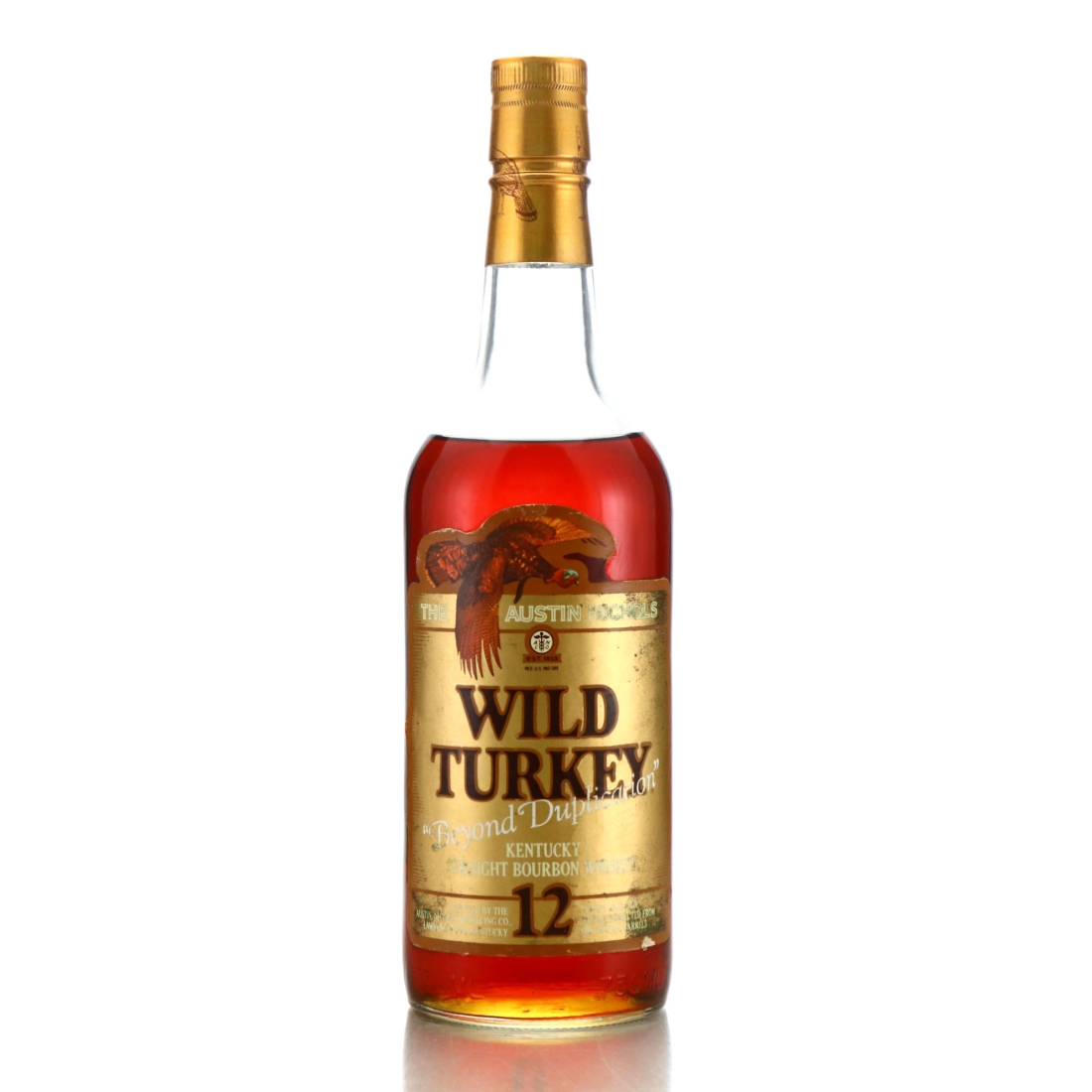 Wild Turkey 12 Year Old Beyond Duplication 1991