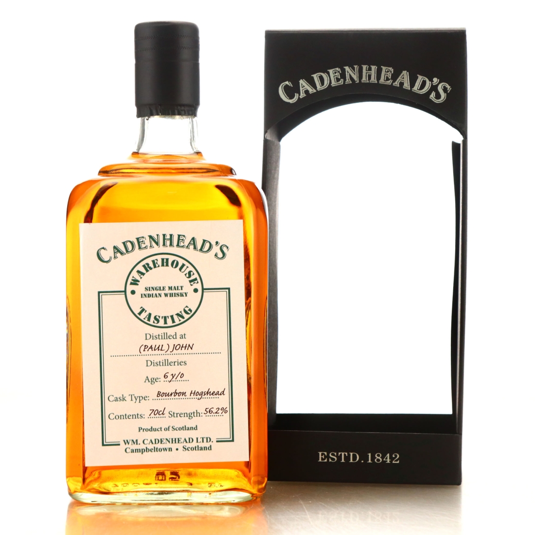 Paul John 6 Year Old Cadenhead's Warehouse Tasting