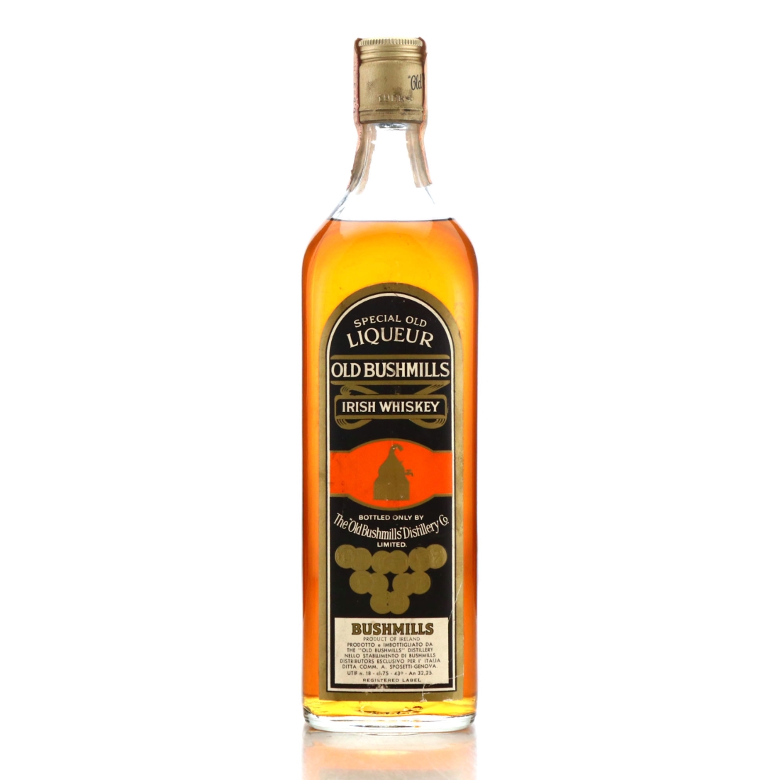 Old Bushmills Special Old Liqueur Irish Whiskey 1970s