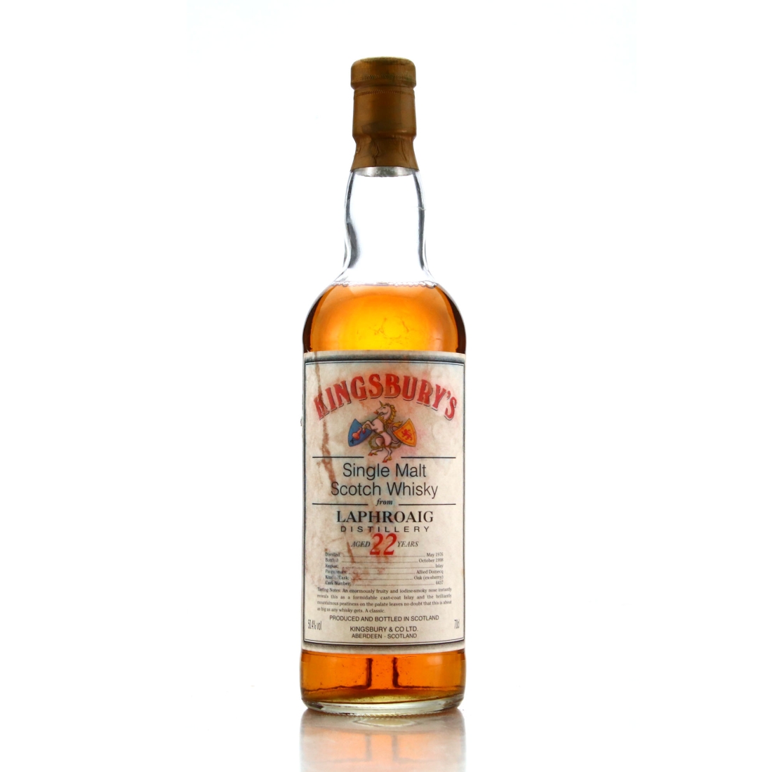 Laphroaig 1976 Kingsbury 22 Year Old