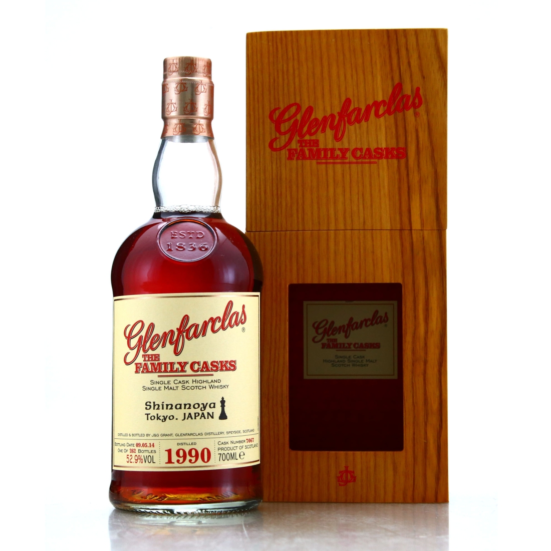 Glenfarclas 1990 Family Cask #7067 / Shinanoya