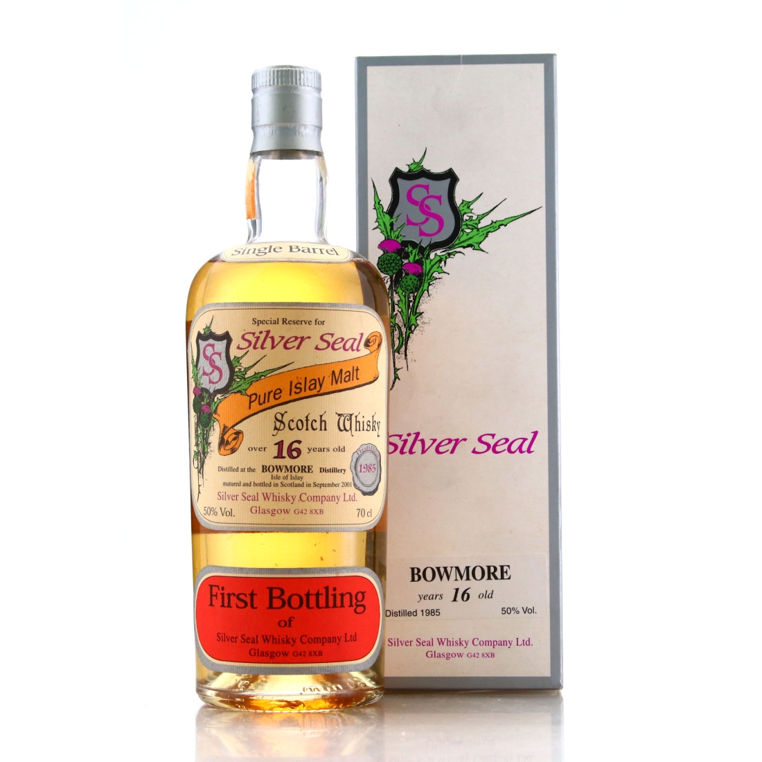 Bowmore 1985 Silver Seal 16 Year Old / First Bottling