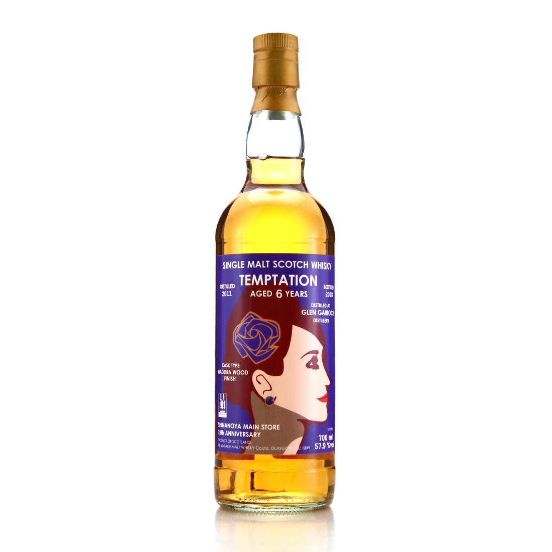 Glen Garioch 2011 Temptation 6 Year Old / Shinanoya 19th Anniversary