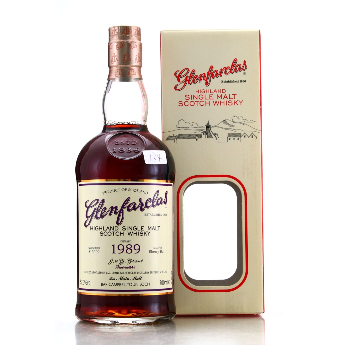 Glenfarclas 1989 Single Sherry Cask #13009 / Bar Main Malt, Bar Campbelltoun Loch