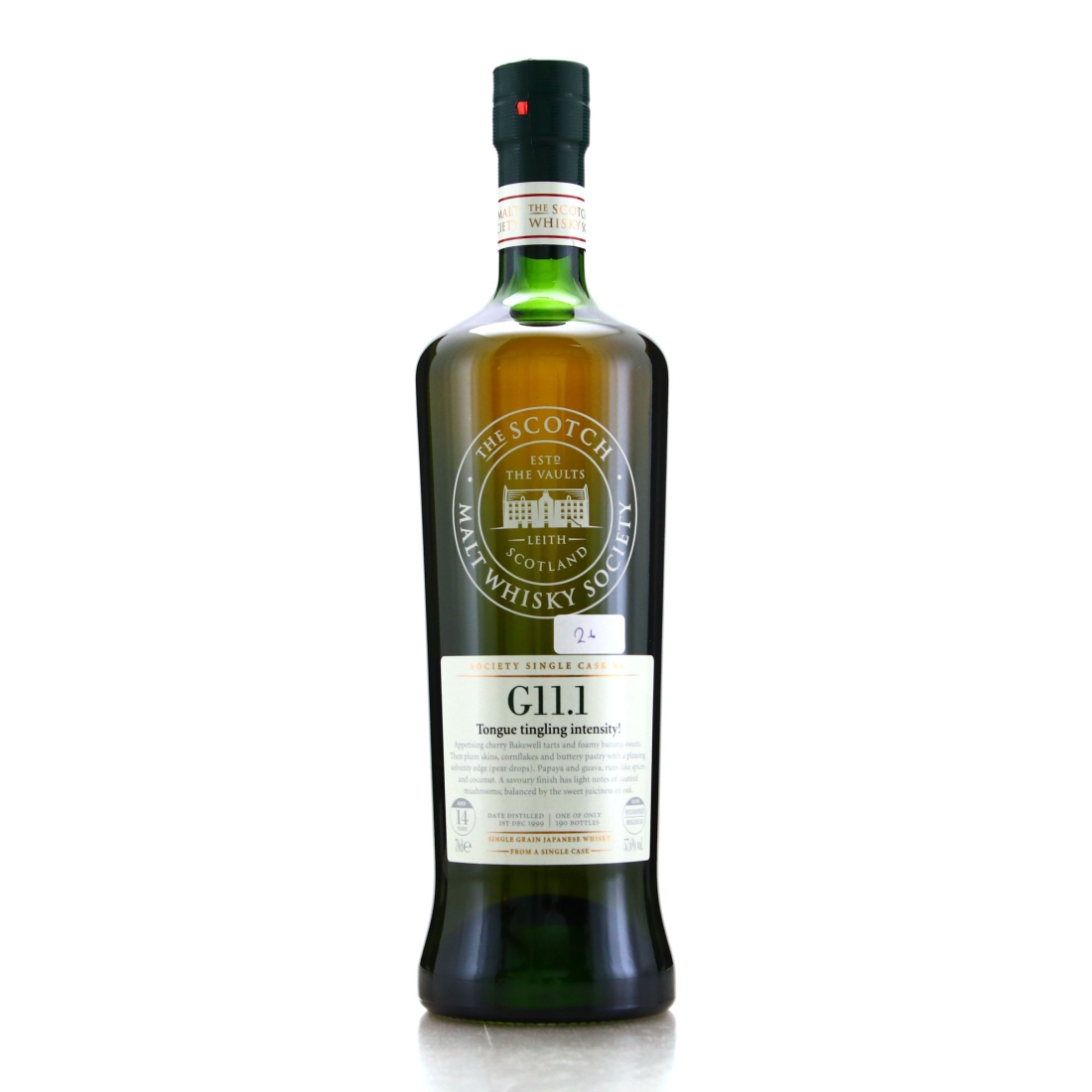 Nikka Coffey Grain 1999 SMWS 14 Year Old G11.1
