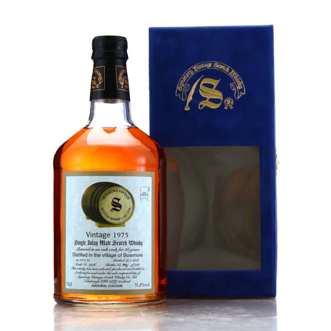 Bowmore 1975 Signatory Vintage 26 Year Old