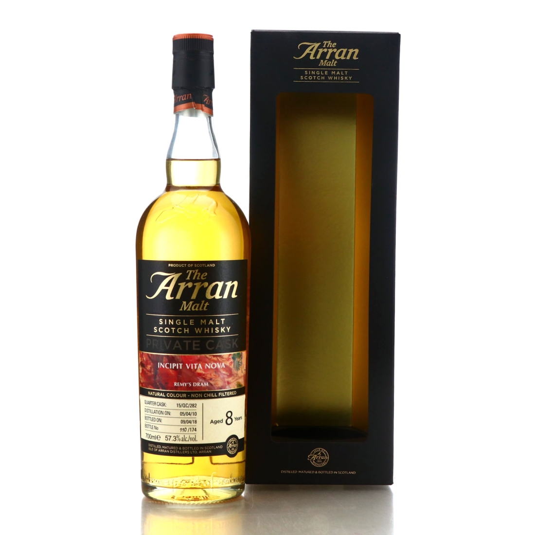 Arran 2010 Single Quarter Cask 8 Year Old #15/QC282 / Remy's Dram