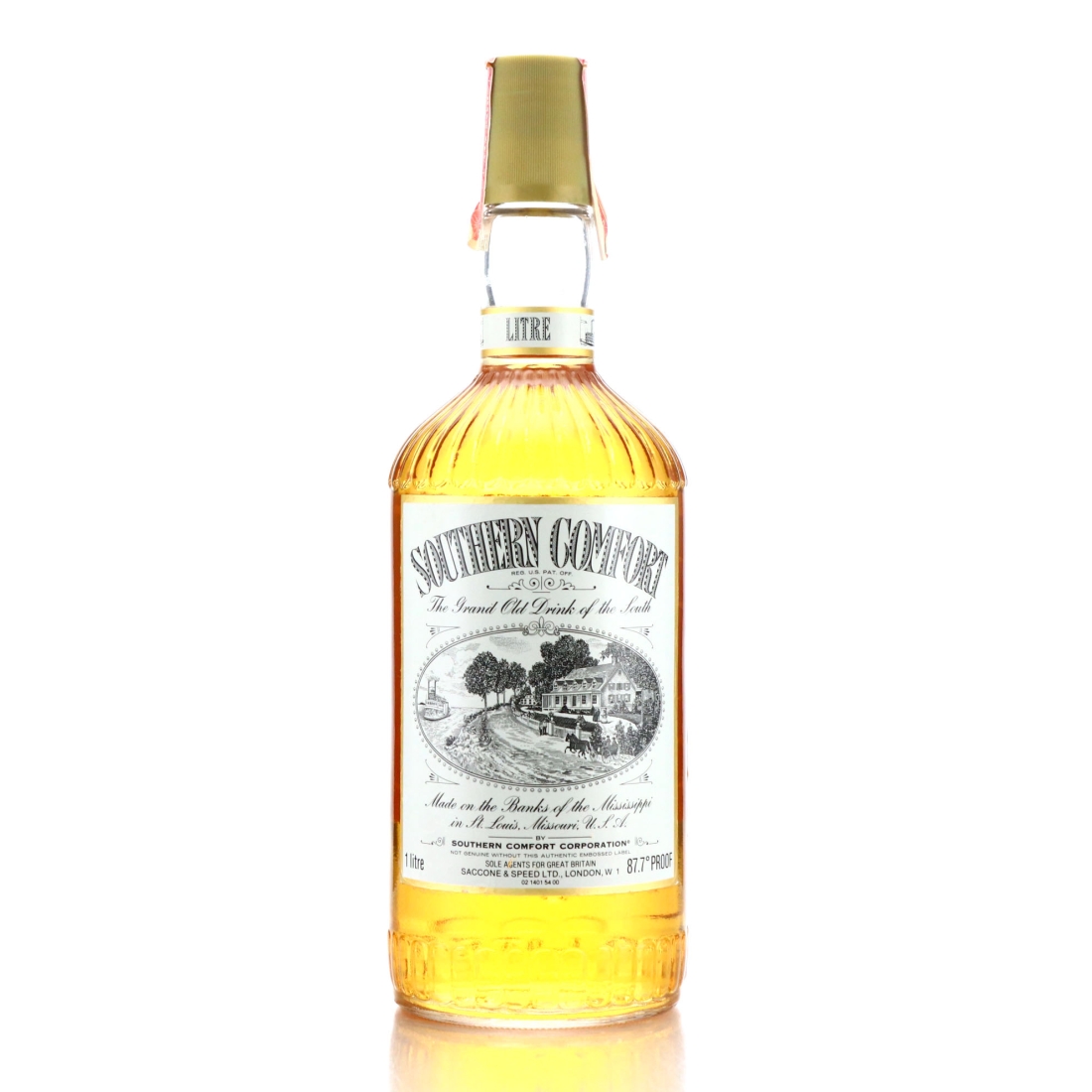 Southern Comfort 1 Litre 1980s