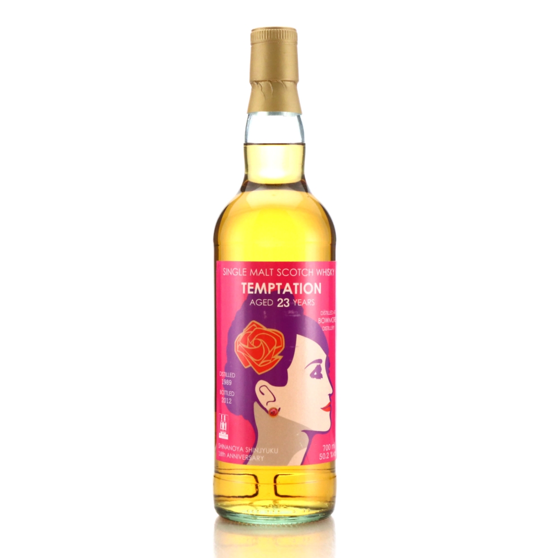Bowmore 1989 Shinanoya 23 Year Old Temptation / 18th Anniversary